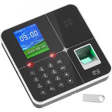 KFFKFF Attendance System, Multi-Method Employee Time Recorder Including Fingerprint, RFID, and PIN