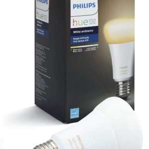 Philips Hue White Ambiance A19 10W Dimmable LED Smart Bulb