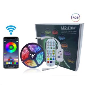 Smart WiFi LED RGB Strip Light &ndash; Waterproof &ndash; 5M (300 LEDs)