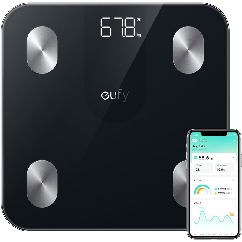 Eufy by Anker Smart Scale A1 &ndash; T9120K11 &ndash; Black