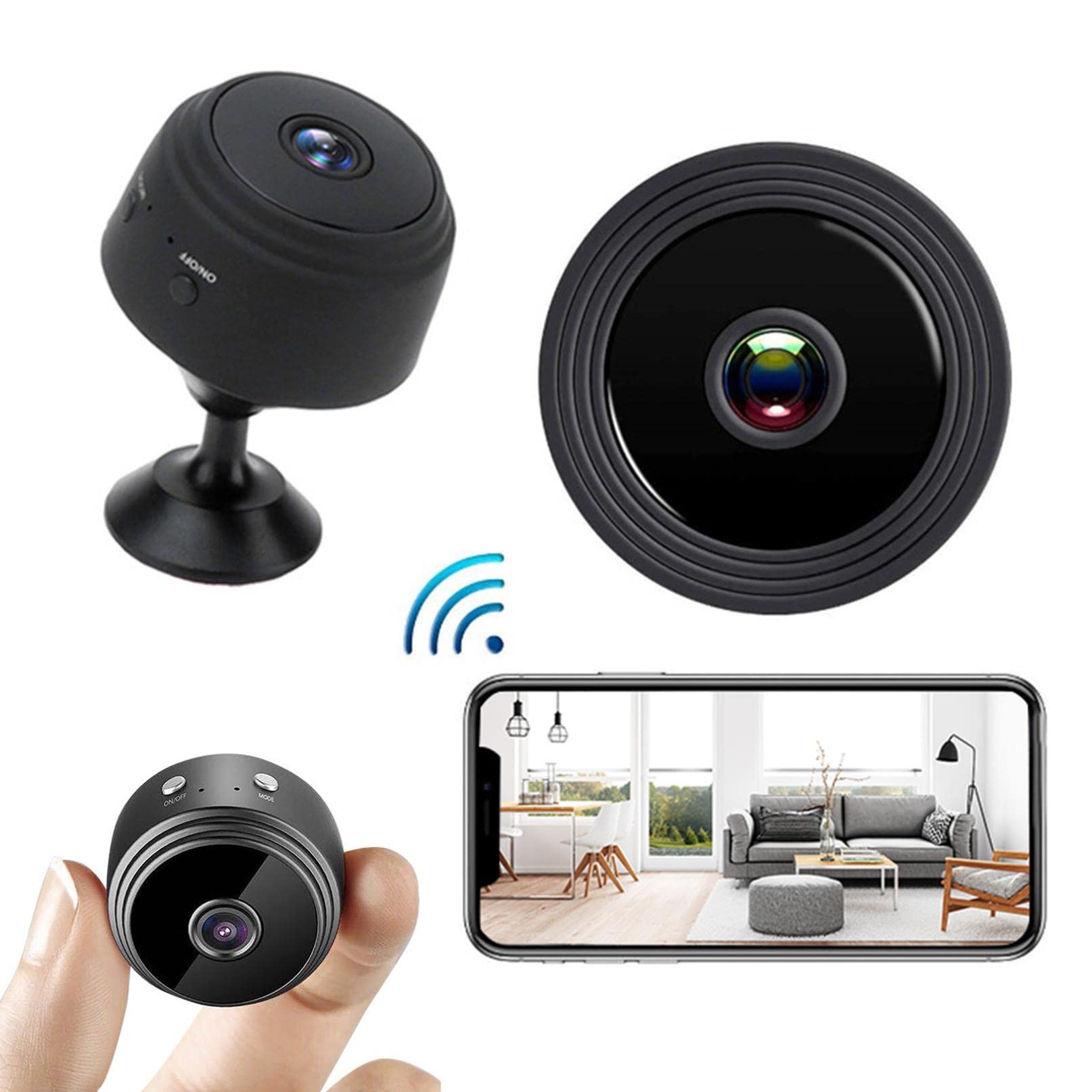 1080P Wireless Mini WiFi Home Security Camera IP CCTV Surveillance with IR Night Vision and Motion Detection