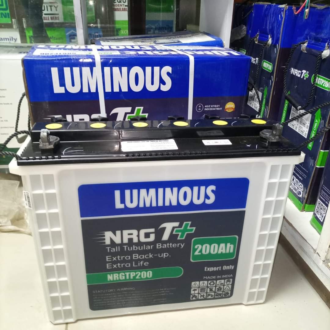 LUMINOUS 200AH TUBULAR BATTERY