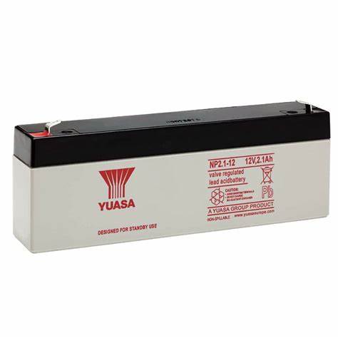 YUASA 12V 2.1Ah Lead Sealed Maintenance Free Batteries NP2.1-12