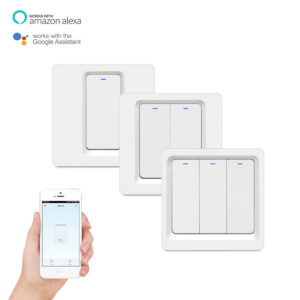 WiFi Smart Button Light Switch &ndash; 2 Gang