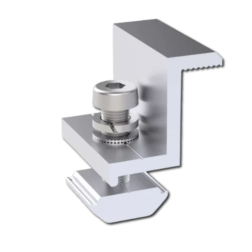 Ground Mount 40mm End Clamp
